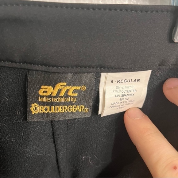 Bouldergear AFRC Bootcut Insulated Winter Soft-shell SkiPants 8 Black - Picture 4 of 11